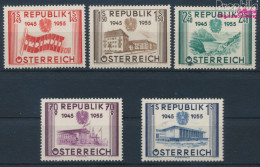 Österreich 1012-1016 (kompl.Ausg.) Postfrisch 1955 Unabhängigkeit (10405426 - Unused Stamps