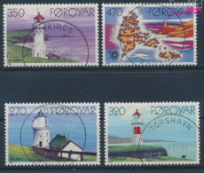 Dänemark - Färöer 121-124 (kompl.Ausg.) Gestempelt 1985 Leuchttürme (10400696 - Faroe Islands