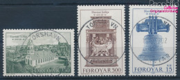 Dänemark - Färöer 179-181 (kompl.Ausg.) Gestempelt 1989 200 Jahre Kirche Tórshavn (10400715 - Isole Faroer