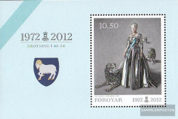 Denmark - Faroe Islands Block29 (complete Issue) Unmounted Mint / Never Hinged 2012 Queen Margrethe II. - Färöer Inseln