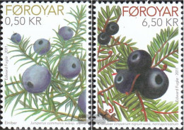 Denmark - Faroe Islands 730-731 (complete Issue) Unmounted Mint / Never Hinged 2011 Berries - Färöer Inseln
