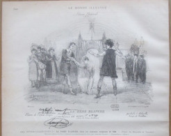 1884  La Dame Blanche Costumes  Originaux De  1825 - Prenten & Gravure