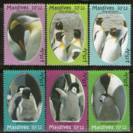 Maldives 2007 King Penguins Birds Marine Life Sc 2938 6v MNH # 500 - Pingouins & Manchots