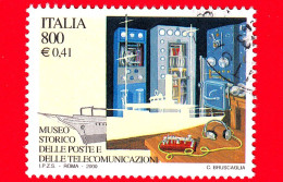 ITALIA - Usato - 2000 - Museo Storico Delle Poste E Telecomunicazioni - Apparati Radio Usati Da Marconi - 800 L. - 0,41 - 1991-00: Usati