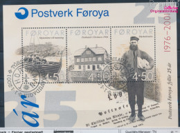 Dänemark - Färöer Block10 (kompl.Ausg.) Gestempelt 2001 25 Jahre Färöische Post (10400786 - Färöer Inseln
