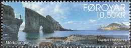 Denmark - Faroe Islands 732 (complete Issue) Unmounted Mint / Never Hinged 2011 SEPAC: Landscapes - Faroe Islands