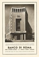 Banco Di Roma - Filiale Di Milano - Pubblicità Del 1942 - Old Advertising - Publicités