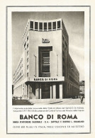 Banco Di Roma - Filiale Di Milano - Pubblicità Del 1942 - Old Advertising - Publicités