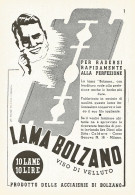 Lama BOLZANO - Illustrazione N. 1 - Pubblicità Del 1942 - Old Advertising - Reclame