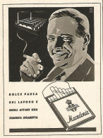 Sigarette MACEDONIA - Illustrazione - Pubblicità Del 1942 - Old Advert - Publicités