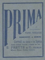 E. Frette & C. - Monza - Corredi Da Casa - Pubblicità Del 1903 - Old Ad - Advertising