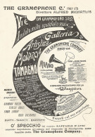 The Gramophone Company Italy - Pubblicità Del 1903 - Old Advertising - Advertising