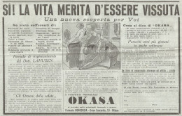 Confetti Originali OKASA - Pubblicità Del 1934 - Old Advertising - Advertising