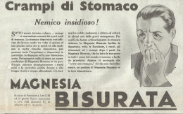 Magnesia Bisurata - Illustrazione - Pubblicità Del 1934 - Old Advertising - Werbung