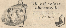 Crema NIVEA - Illustrazione - Pubblicità Del 1934 - Old Advertising - Advertising