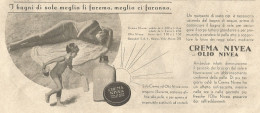 Crema NIVEA - Illustrazione - Pubblicità Del 1933 - Old Advertising - Advertising