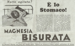Magnesia Bisurata - Illustrazione - Pubblicità Del 1933 - Old Advertising - Werbung