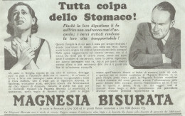 Magnesia Bisurata - Pubblicità Del 1933 - Old Advertising - Werbung