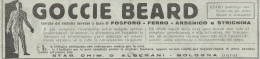 Goccie Beard - Pubblicità Del 1932 - Old Advertising - Werbung