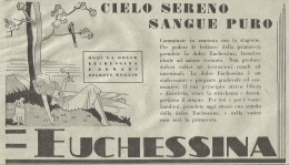 EUCHESSINA - Illustrazione - Pubblicità Del 1932 - Old Advertising - Werbung