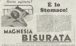 Magnesia Bisurata - Illustrazione - Pubblicità Del 1934 - Old Advertising - Advertising