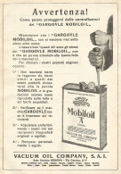 Gargoyle Mobiloil - Illustrazione - Pubblicità Del 1923 - Old Advertising - Publicidad