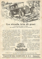 Gargoyle Mobiloil - Illustrazione - Pubblicità Del 1923 - Old Advertising - Publicités