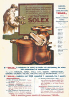 Carburatore SOLEX - Illustrazione Colori - Pubblicità Del 1923 - Old Ad - Advertising