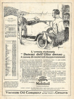 Gargoyle Mobiloil - Illustrazione - Pubblicità Del 1923 - Old Advertising - Publicidad