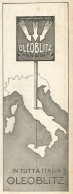 OLEOBLITZ In Tutta Italia - Pubblicità Del 1923 - Old Advertising - Publicités