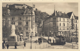 Slovenia   -  Ljubljana  -  Piazza E Ponte   -  F. Piccola  -  Viagg  - Bella Animata Con Tram - Slovénie