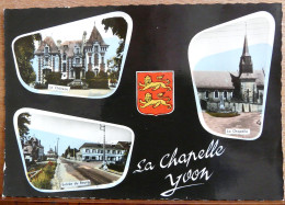 LA CHAPELLE YVON MULTIVUES LE CHATEAU ENTREE DU BOURG LA CHAPELLE CARTE DE 1978 - Otros & Sin Clasificación