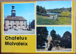 CHATELUS MALVALEIX MULTIVUES LA MAIRIE L'ETANG DE LA PRUNE L'EGLISE - Chatelus Malvaleix