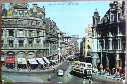 VICTORIA SQUARE AND NEW STREET BIRMINGHAM 1970 BUS A IMPERIALE - Birmingham