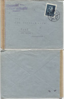 Slowakei # 138 Einzelfrankatur Tranava 12.7.44 > Usti, Fürst Kocel, Ag-Zensur - Covers & Documents