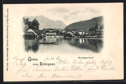 AK Königsee-Dorf / Berchtesgaden, Blick über Den See  - Berchtesgaden