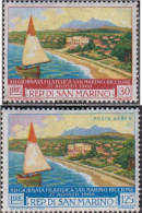 San Marino 665-666 (complete Issue) Unmounted Mint / Never Hinged 1960 Stamp Exhibition - Ongebruikt