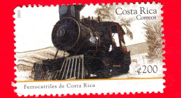 COSTA RICA - Usato - 2002 - Ferrovie - Treno - Locomotiva A Vapore Inglese (1889) - 200 - Costa Rica