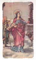 Santa Elisabetta D'Ungheria (A) -vecchio Santino Fustellato - Rif. S428 - Religione & Esoterismo