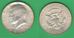 America Half Dollar 1964 Kennedy USA 1/2 $ 1964 Silver Coin   C 9 - 1964-…: Kennedy