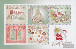 Gibraltar Block114 (complete Issue) Unmounted Mint / Never Hinged 2013 Christmas - Gibilterra