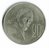 MEXIQUE / 20 CENTAVOS / 1980 - Mexique