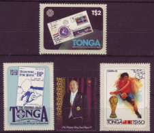 Océanie - Tonga - Commémoratifs - 4 Timbres Différents - 7204 - Tonga (1970-...)