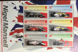 Jersey 2013 Nigel Mansell Sheetlet MNH - Jersey