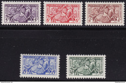 1955 MONACO, N° 415/419 Serie Di 5 Valori MNH/** - Otros & Sin Clasificación