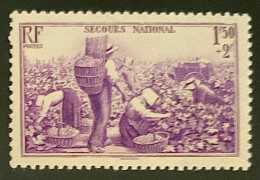 1940 FRANCE N 468 SECOURS NATIONAL - NEUF** - Unused Stamps