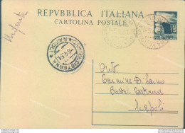 V199 Intero Postale Lire 15 - Altri & Non Classificati