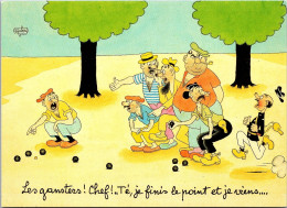 Les Gansters ! Cef !.. Té, Je Finis Le Point Et Je Viens ...(cpsm) - Humour