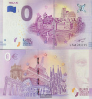 Lithuania Souvenirschein City Trakai In Lithuania Uncirculated 2018 0 Euro City Trakai In Lithuania - Sin Clasificación