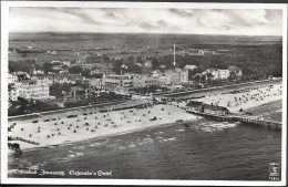 Germany Usedom Island Zinnowitz Schwabe Hotel Old Real Photo PC 1941 Mailed - Zinnowitz